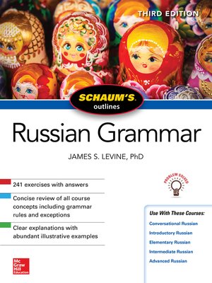 cover image of Schaum's Outline of Russian Grammar